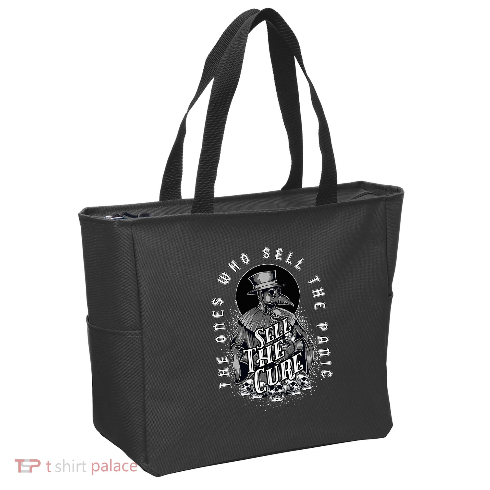 Plague Doctor Sell The Panic Sell The Cure Tote Bag