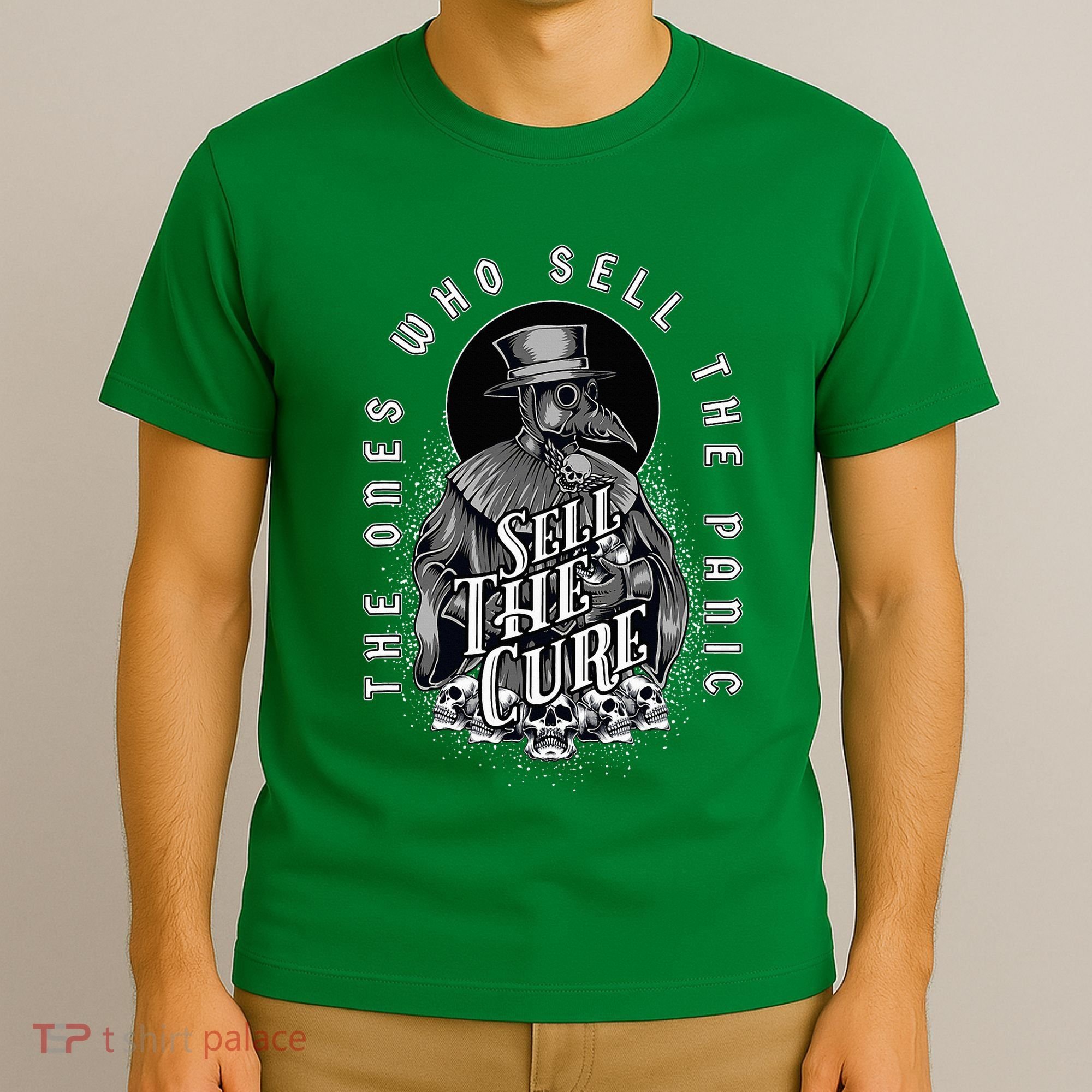 Plague Doctor Sell The Panic Sell The Cure T-Shirt