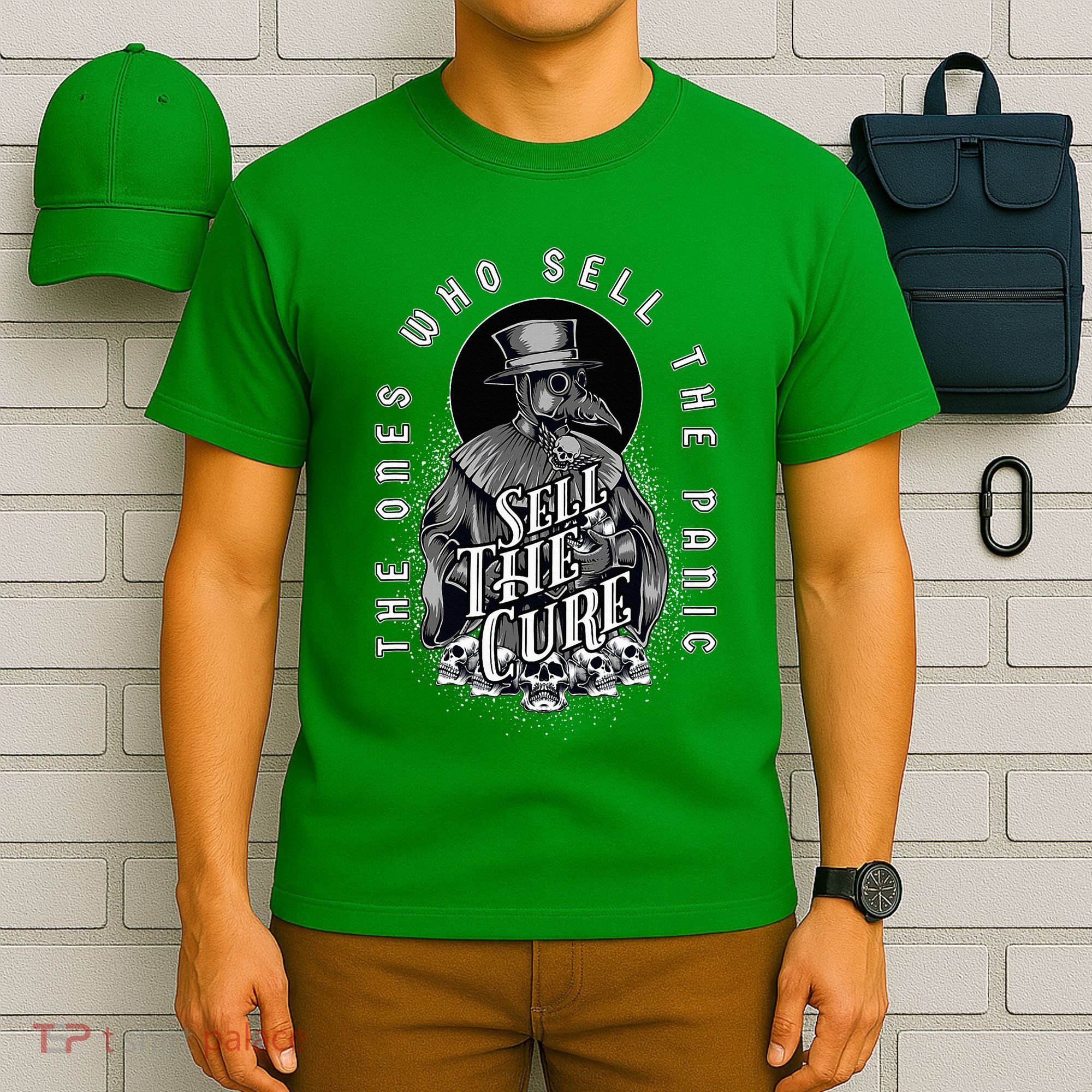 Plague Doctor Sell The Panic Sell The Cure T-Shirt