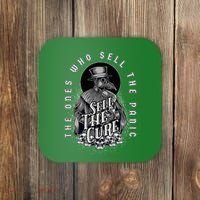 Plague Doctor Sell The Panic Sell The Cure Coaster thumb 0
