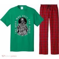 Plague Doctor Sell The Panic Sell The Cure Pajama Set thumb 0
