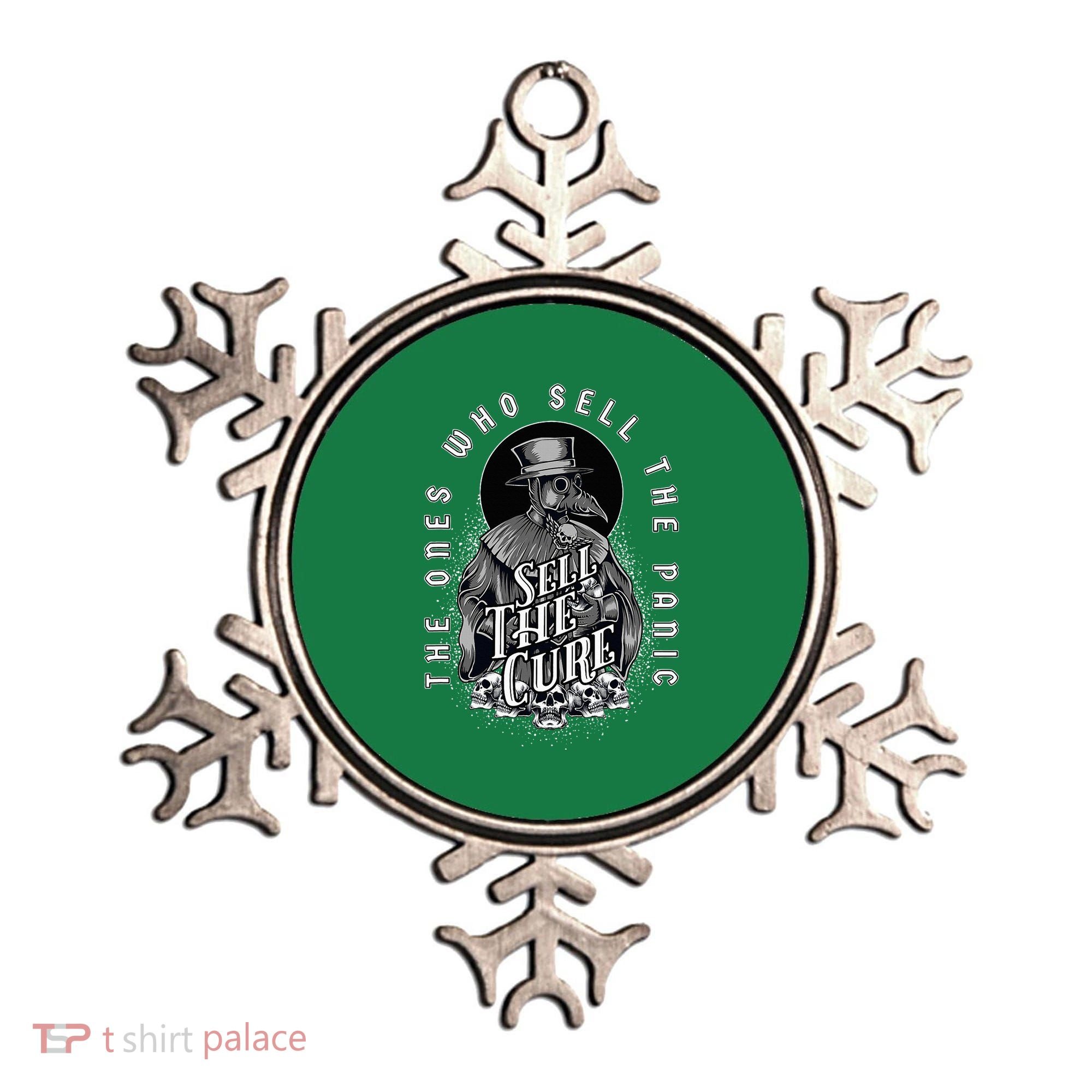 Plague Doctor Sell The Panic Sell The Cure Ornament