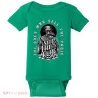 Plague Doctor Sell The Panic Sell The Cure Baby Bodysuit thumb 0