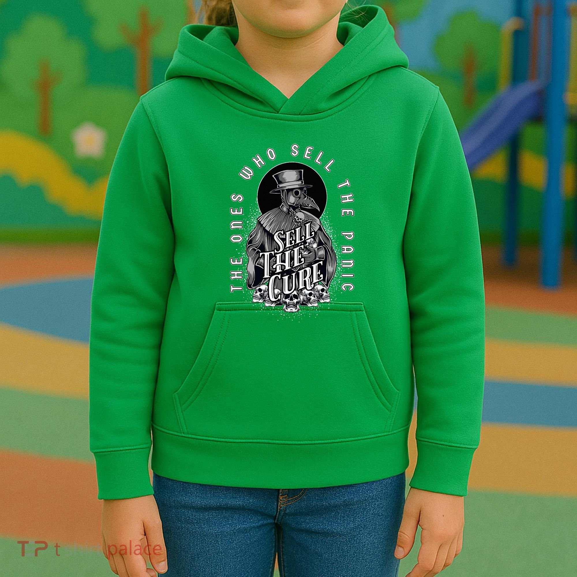Plague Doctor Sell The Panic Sell The Cure Kids Hoodie
