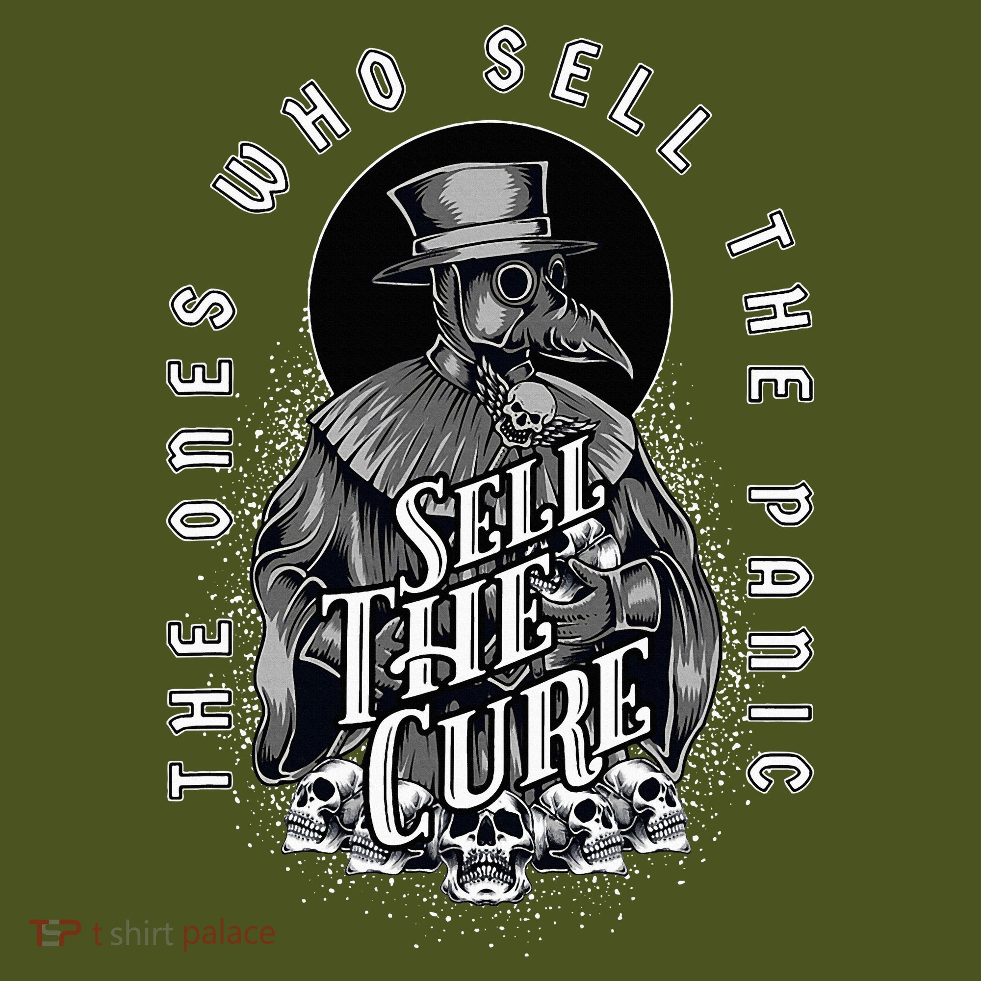 Plague Doctor Sell The Panic Sell The Cure The Baniff Cuffed Pom Beanie