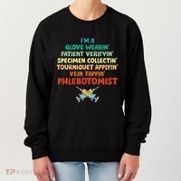 Phlebotomist Definition Syringe Nurse Phlebotomy Women's Sweatshirt thumb 0