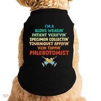 Phlebotomist Definition Syringe Nurse Phlebotomy Doggie Tank thumb 0