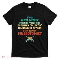 Phlebotomist Definition Syringe Nurse Phlebotomy T-Shirt thumb 0