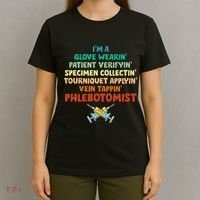 Phlebotomist Definition Syringe Nurse Phlebotomy T-Shirt thumb 4