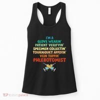 Phlebotomist Definition Syringe Nurse Phlebotomy Women's Tank Top thumb 0
