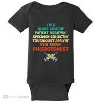 Phlebotomist Definition Syringe Nurse Phlebotomy Baby Bodysuit thumb 0