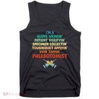 Phlebotomist Definition Syringe Nurse Phlebotomy Tank Top thumb 0