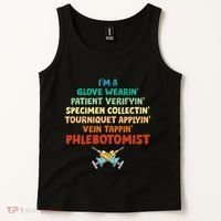 Phlebotomist Definition Syringe Nurse Phlebotomy Tank Top thumb 2