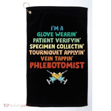 Phlebotomist Definition Syringe Nurse Phlebotomy Golf Towel