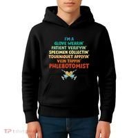 Phlebotomist Definition Syringe Nurse Phlebotomy Kids Hoodie thumb 4
