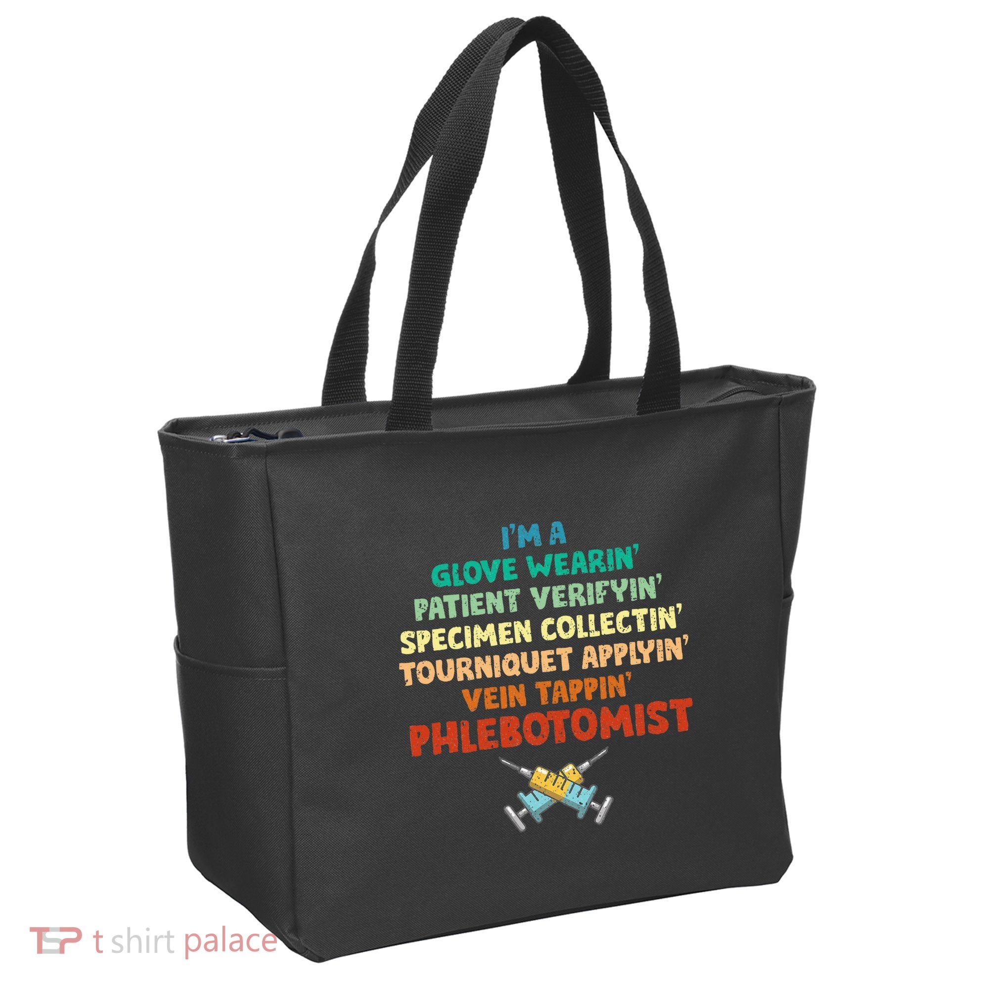 Phlebotomist Definition Syringe Nurse Phlebotomy Tote Bag