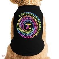 Pi Day Spiral Pi Tie Dye Numbers Math Pi Day 3.14 Doggie Tank thumb 0