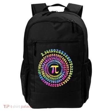 Pi Day Spiral Pi Tie Dye Numbers Math Pi Day 3.14 Backpack