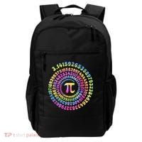Pi Day Spiral Pi Tie Dye Numbers Math Pi Day 3.14 Backpack thumb 0