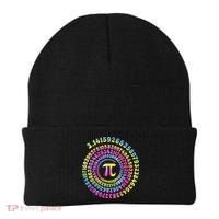 Pi Day Spiral Pi Tie Dye Numbers Math Pi Day 3.14 Beanie thumb 0