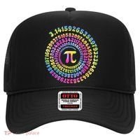 Pi Day Spiral Pi Tie Dye Numbers Math Pi Day 3.14 Hat thumb 0