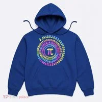 Pi Day Spiral Pi Tie Dye Numbers Math Pi Day 3.14 Hoodie thumb 0