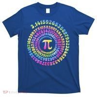 Pi Day Spiral Pi Tie Dye Numbers Math Pi Day 3.14 T-Shirt thumb 0