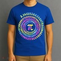 Pi Day Spiral Pi Tie Dye Numbers Math Pi Day 3.14 T-Shirt thumb 3