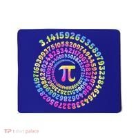 Pi Day Spiral Pi Tie Dye Numbers Math Pi Day 3.14 Mousepad thumb 0