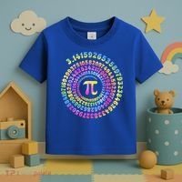 Pi Day Spiral Pi Tie Dye Numbers Math Pi Day 3.14 Toddler T-Shirt thumb 3