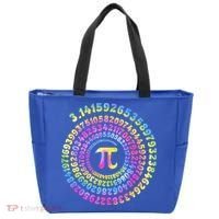 Pi Day Spiral Pi Tie Dye Numbers Math Pi Day 3.14 Tote Bag thumb 0