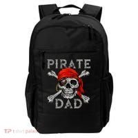 Pirate Dad Shirt Jolly Roger Skull & Crossbones Flag Backpack thumb 0