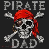 Pirate Dad Shirt Jolly Roger Skull & Crossbones Flag Beanie thumb 2