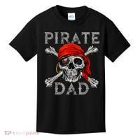Pirate Dad Shirt Jolly Roger Skull & Crossbones Flag Kids T-Shirt thumb 0