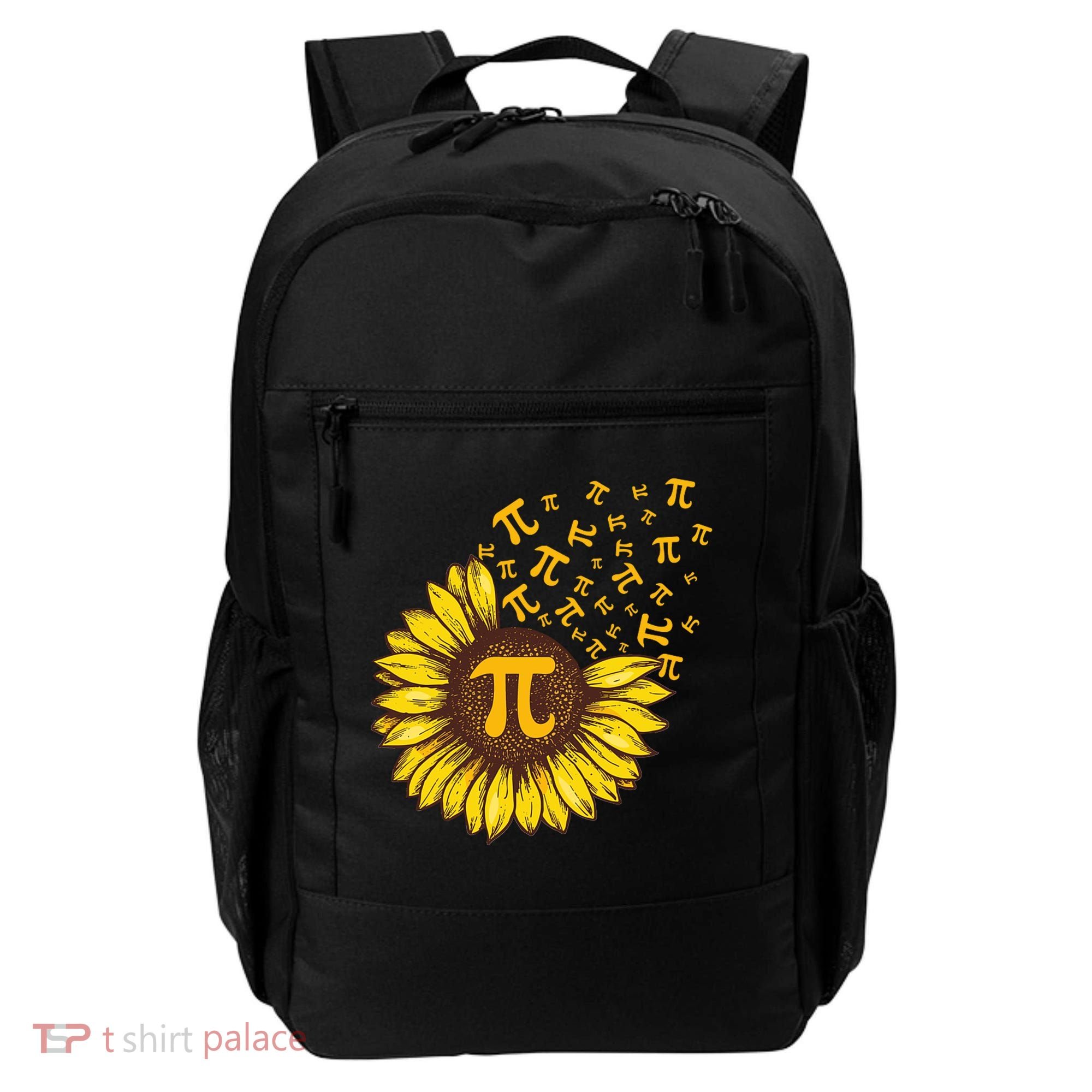 Pi Day Sunflower Floral Flower Backpack