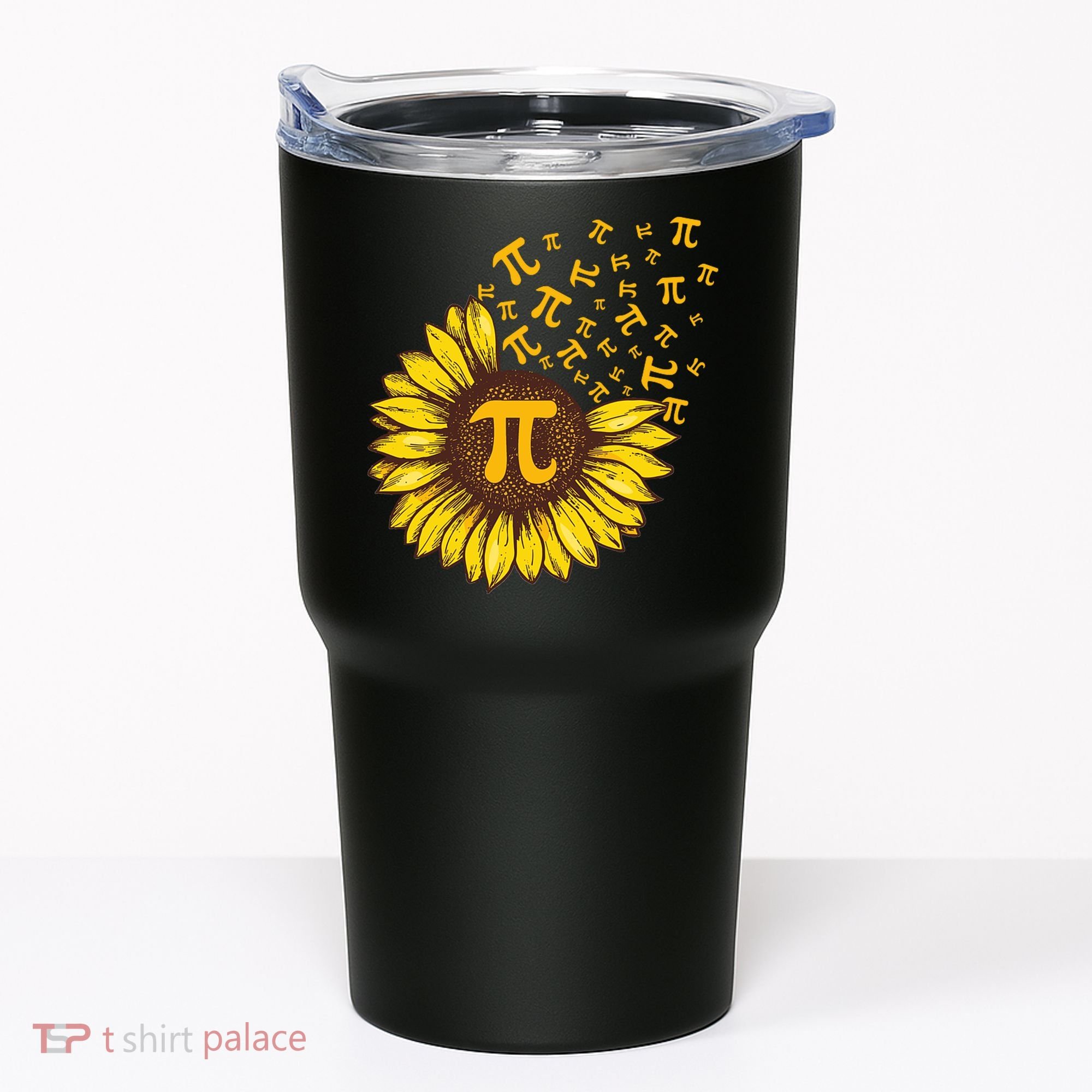 Pi Day Sunflower Floral Flower Tumbler