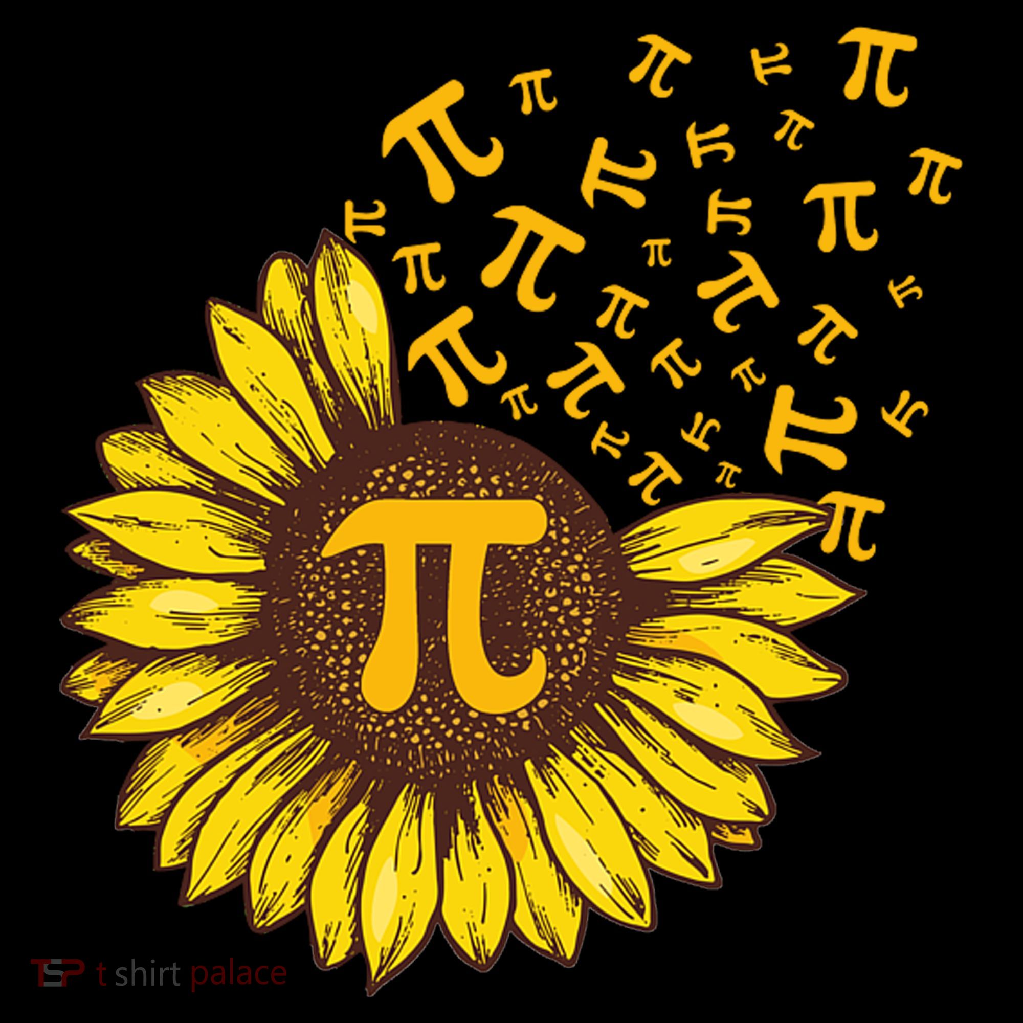 Pi Day Sunflower Floral Flower Women's Tank Top
