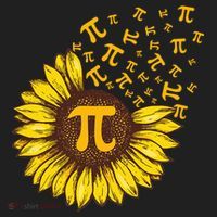 Pi Day Sunflower Floral Flower Hat thumb 2