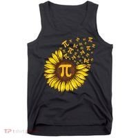 Pi Day Sunflower Floral Flower Tank Top thumb 0