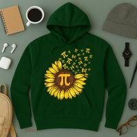 Pi Day Sunflower Floral Flower Hoodie thumb 3