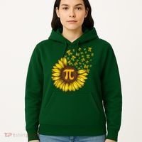 Pi Day Sunflower Floral Flower Hoodie thumb 5
