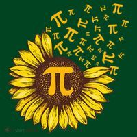 Pi Day Sunflower Floral Flower Coaster thumb 2