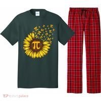 Pi Day Sunflower Floral Flower Pajama Set thumb 0