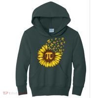 Pi Day Sunflower Floral Flower Kids Hoodie thumb 0