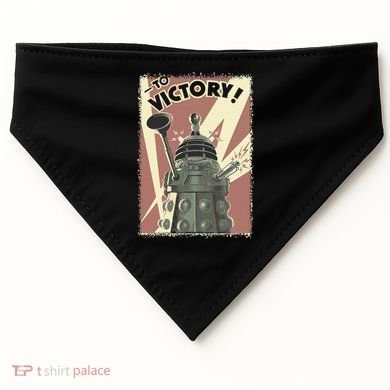 Propoganda Dalek Scifi Fan 60th Anniversary USA-Made Doggie Bandana