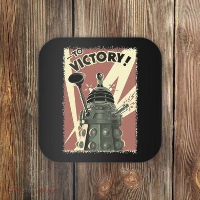 Propoganda Dalek Scifi Fan 60th Anniversary Coaster