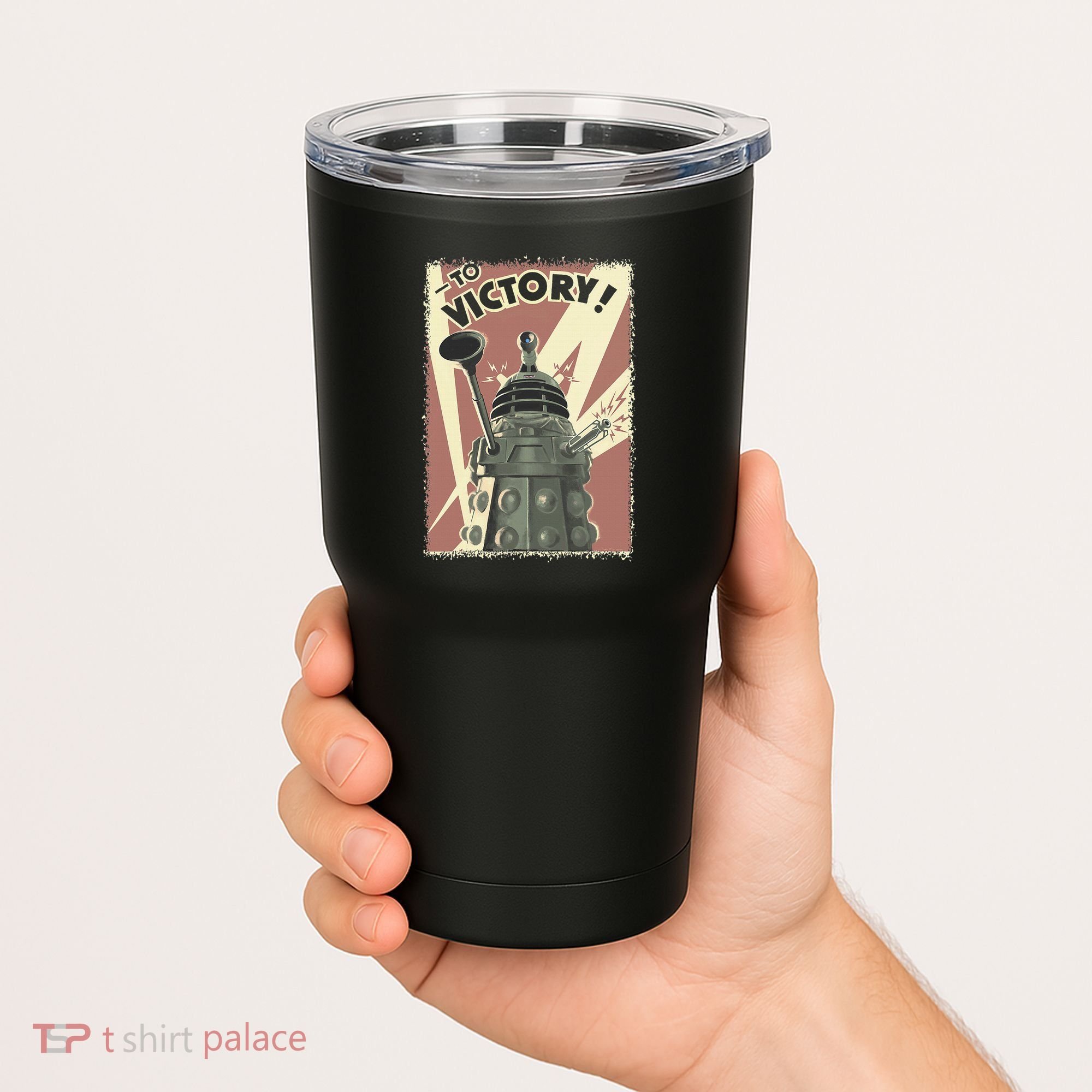 Propoganda Dalek Scifi Fan 60th Anniversary Tumbler