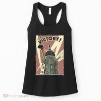 Propoganda Dalek Scifi Fan 60th Anniversary Women's Tank Top thumb 0