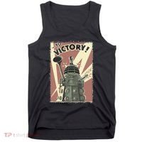 Propoganda Dalek Scifi Fan 60th Anniversary Tank Top thumb 0