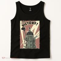 Propoganda Dalek Scifi Fan 60th Anniversary Tank Top thumb 2